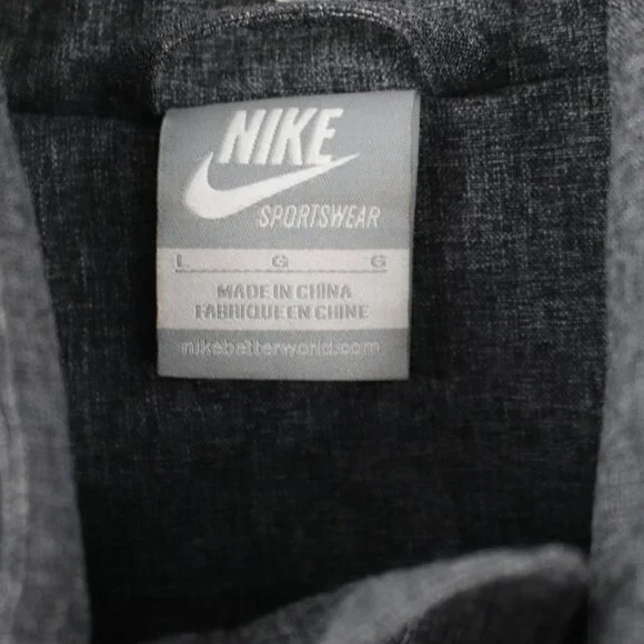 Nike Jacket Mens Large Sportswear Tech Pack Premium Waterproof Repellent Gray